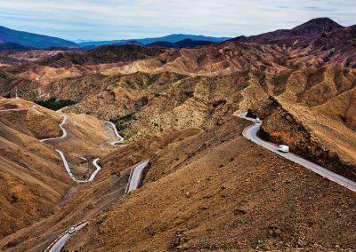 High Atlas Mountains and Tichka pass view in your desert trips from Marrakech