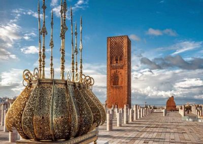 Hassan Tower in Rabat capital of Morocco