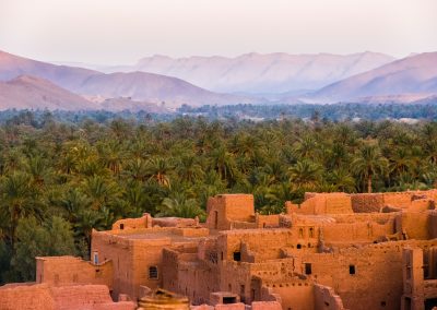 Draa oases and biggest valley in Morocco